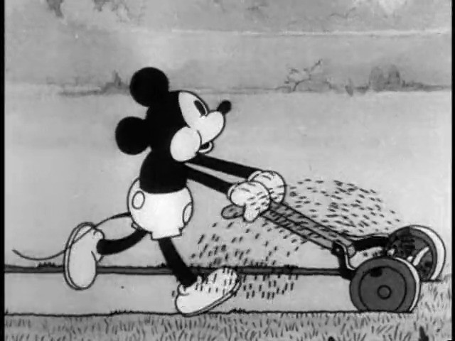 Mickey Cuts Up