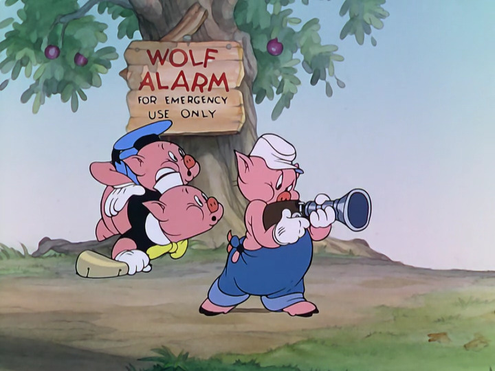 Three Little Wolves - Disney Cartoon